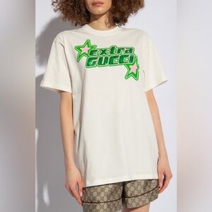 Gucci sequin-logo T-shirt